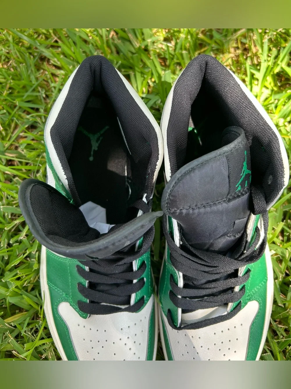 Nike Air Jordan 1 Mid - Pine Green/White/Black
